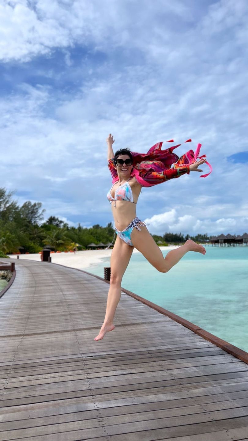 Katarzyna Cichopek na Malediwach