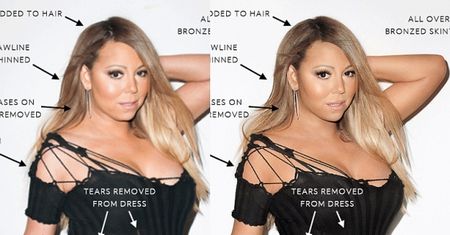 Zdjęcia Mariah PRZED RETUSZEM...