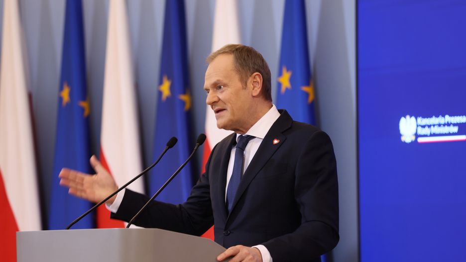 Donald Tusk
Warszawa, 15.01.2024. Premier Donald Tusk podczas konferencji prasowej w KPRM w Warszawie, 15 bm. Premier Tusk og�osi� m.in. termin wybor�w samorz�dowych, kt�re odb�d� si� w dniach 7 i 21 kwietnia br. (mr) PAP/Leszek Szyma�ski
Leszek Szyma�ski
konferencja, KPRM, polityk polityka, prasowa, premier