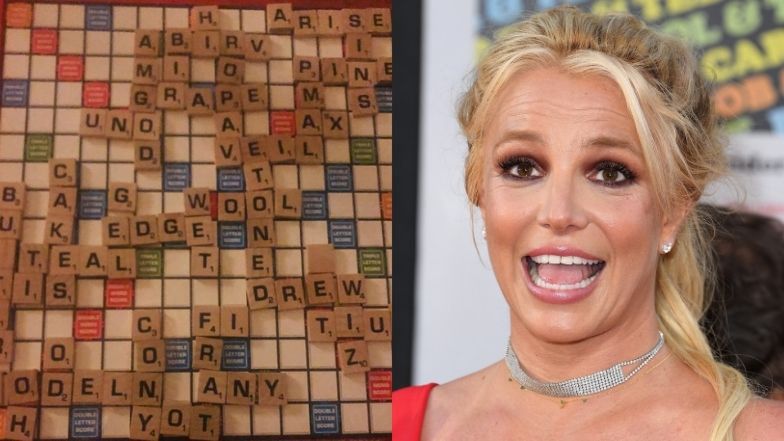 Fani Britney Spears szukają zakodowanych wiadomości na planszy do gry w Scrabble