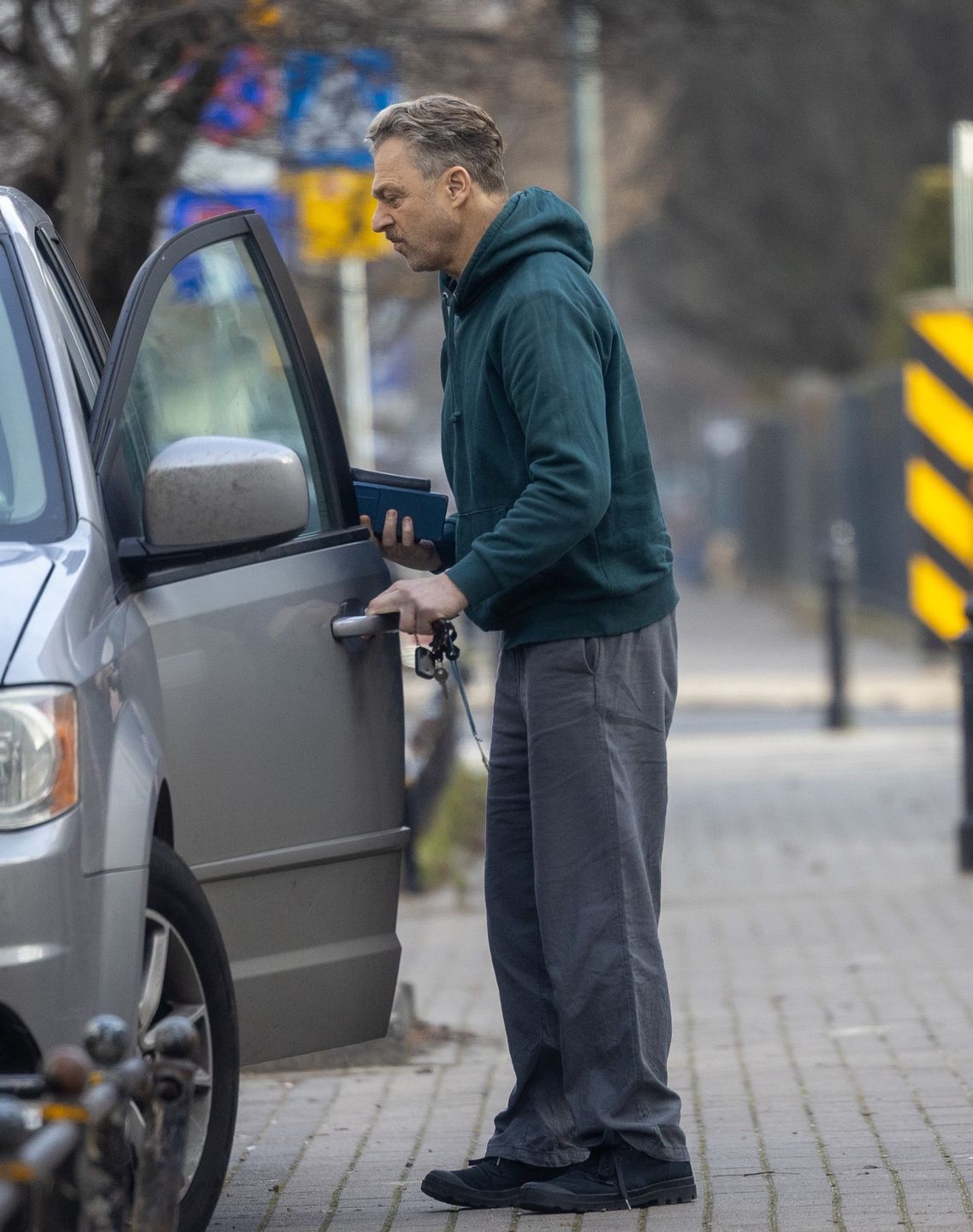 Grzegorz Damięcki "przyłapany" pod domem Magdaleny Schejbal