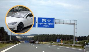 Niemcy. Tesla pędziła 110 km/h. Kierowca spał