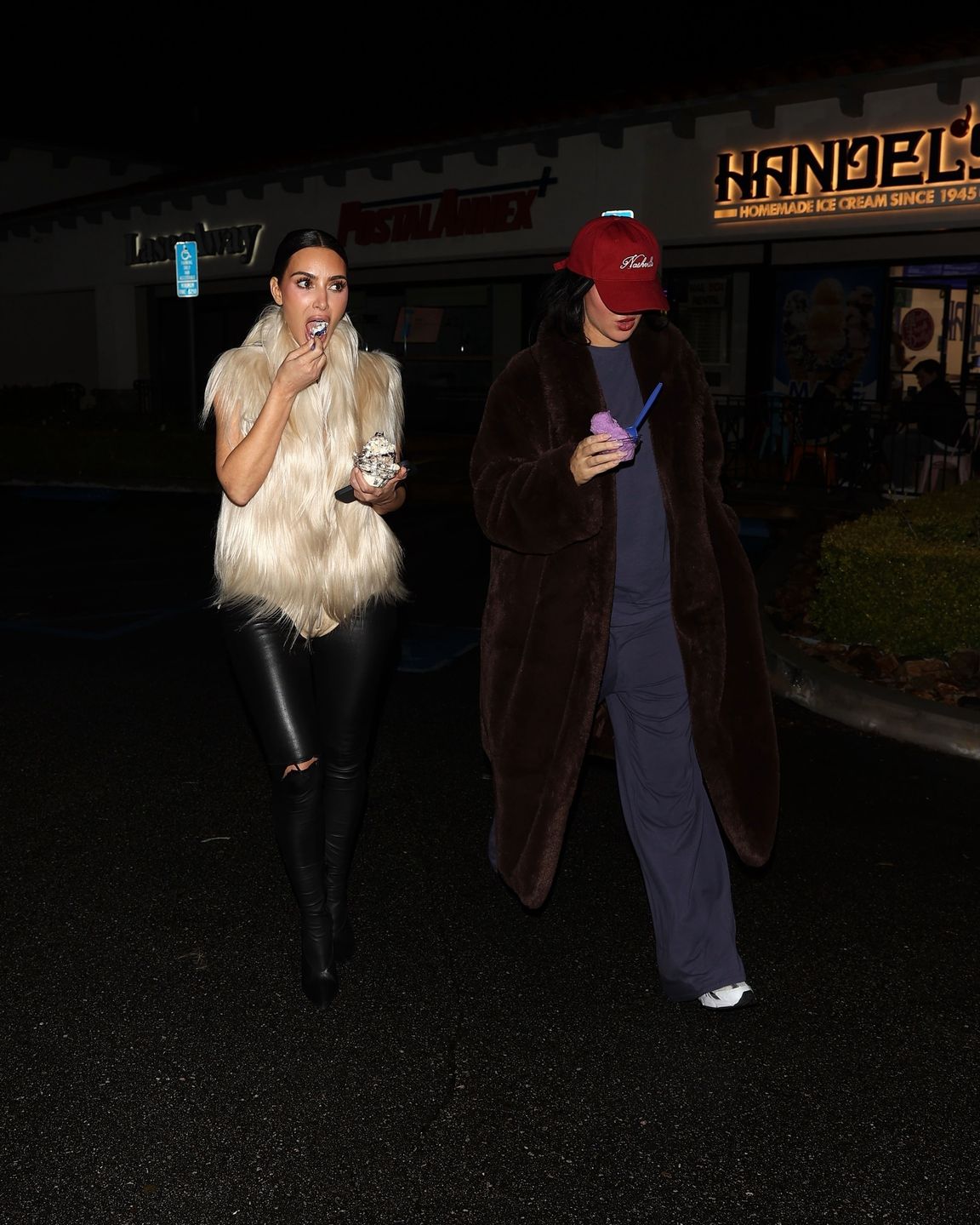 Kim Kardashian zajada się lodami po kłótni z Kanye Westem
