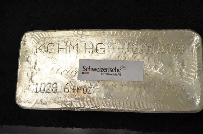 KGHM jest drugim producentem srebra na świecie. 