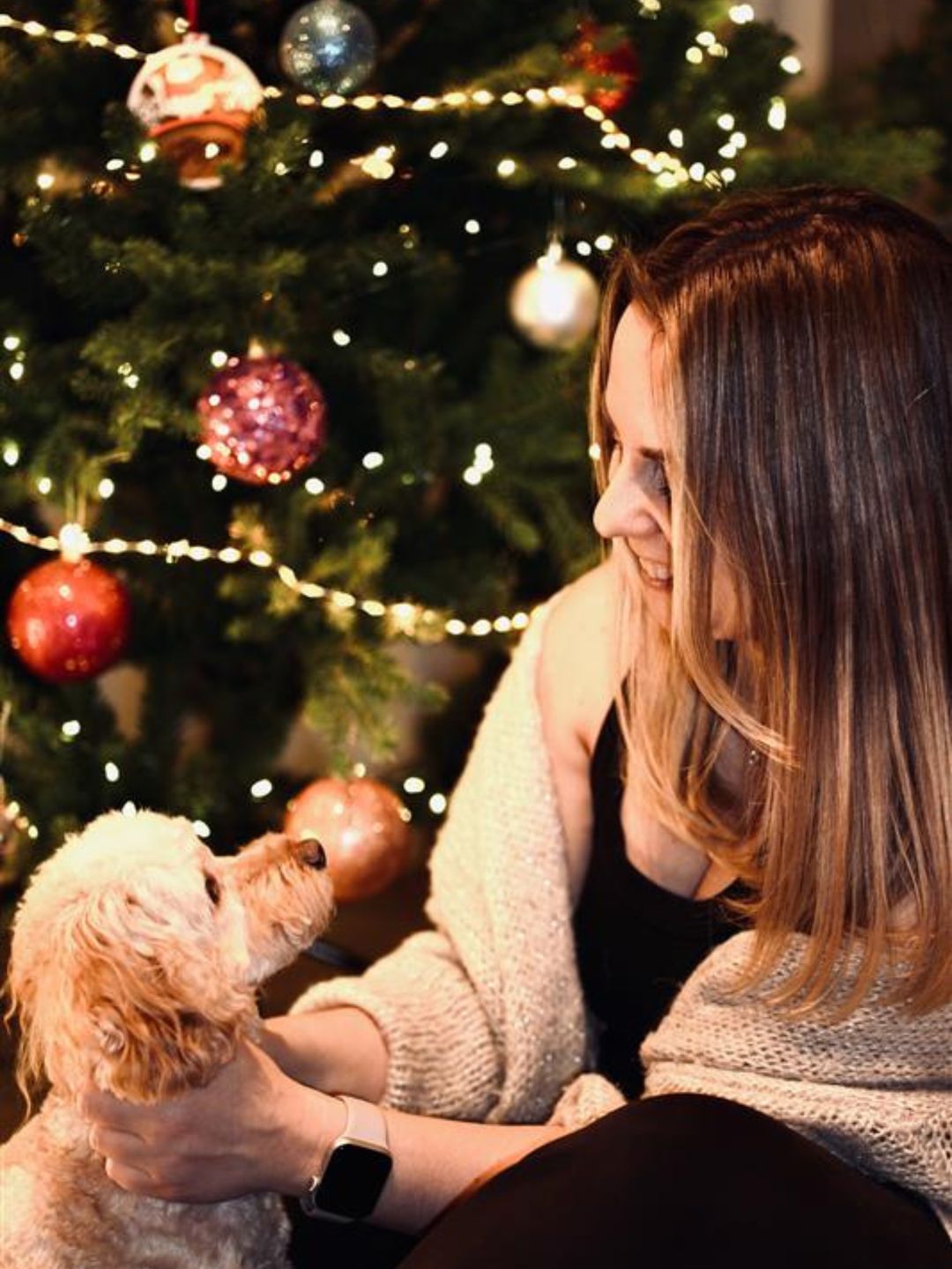 Julia Kruzhalina podczas świąt w swoim domu w Polsce