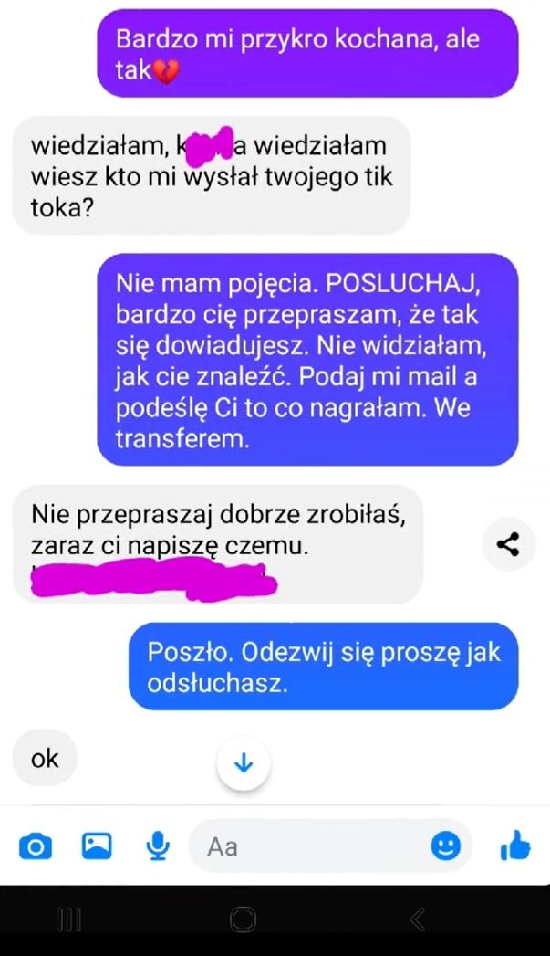 Rozmowa z żoną, którą zdradza mąż