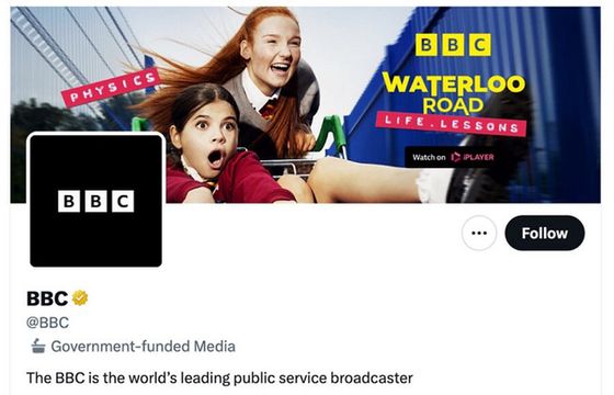 Elon Musk wycofał oznaczenie konta BBC "media rządowe" na Twitterze