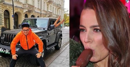 Kuba Wojewódzki chwali się nogami nowej dziewczyny i Jeepem: "Moje dwie wielkie namiętności" (FOTO)