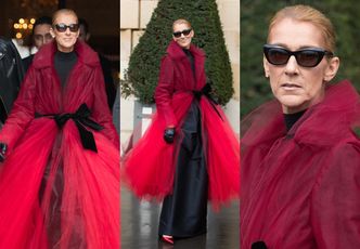 "Modna" Celine Dion ściąga na siebie uwagę w tiulowym płaszczu za 14 tysięcy