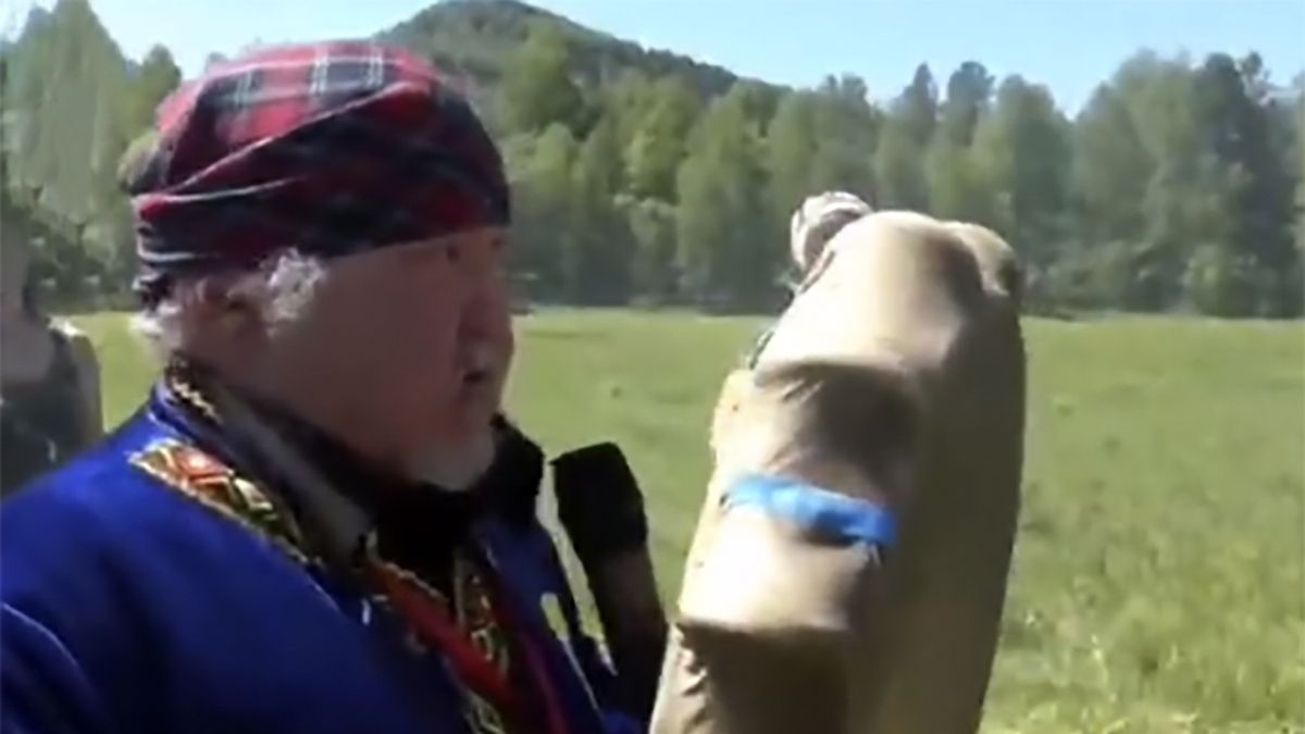 Rosyjscy szamani odprawili rytuał za pomyślność rosyjskiej inwazji na Ukrainę