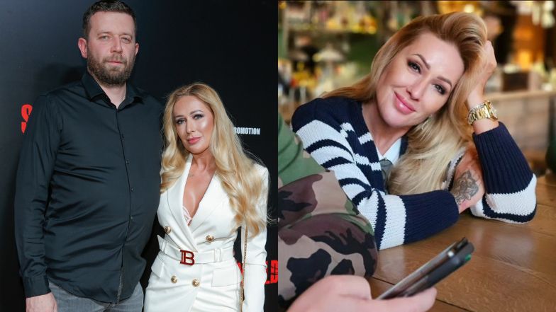 Łukasz Porzuczek złożył Sylwii Peretti życzenia na Dzień Kobiet