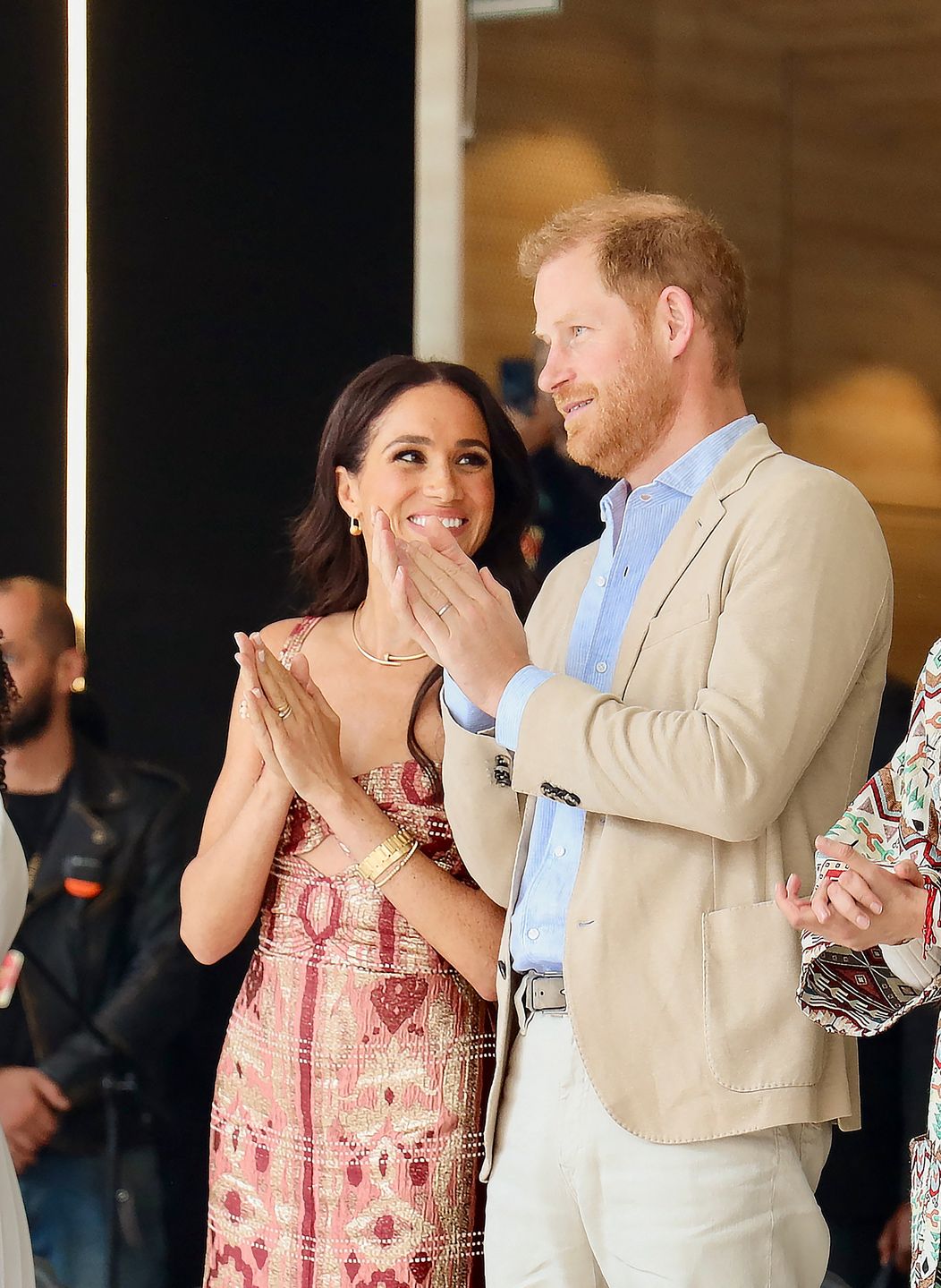 Meghan Markle i książę William w Kolumbii