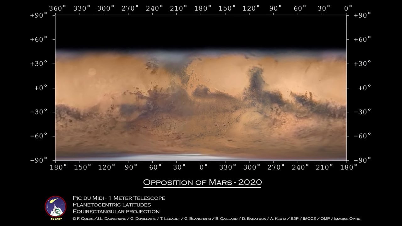 Francuski fotograf stworzył mapę Marsa. Wszystko wykonał z Ziemi