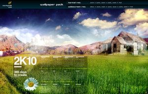 30 odlotowych tapet na nowy 2010 rok! 4