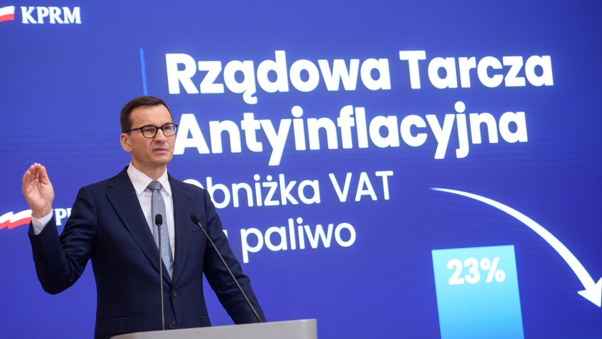Konferencja prasowa premiera Mateusza Morawieckiego29.07.2022 Warszawa Konferencja premiera Mateusza Morawieckiego n/z Mateusz Morawieckifot. Zbyszek Kaczmarek/REPORTERZbyszek Kaczmarek/REPORTER