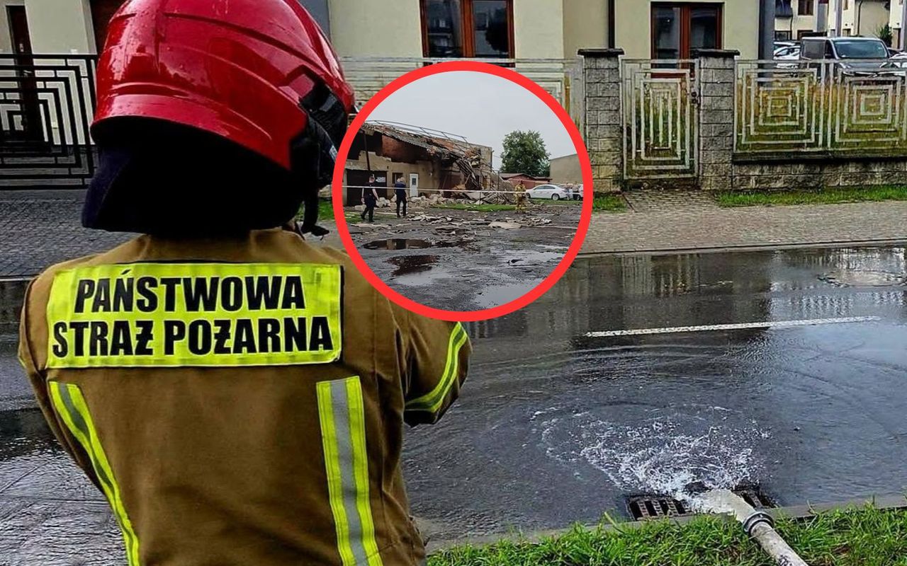 Demolka w Wielkopolsce. Nagranie po wichurze. Mamy głos strażaków