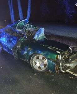 Śląskie. Tragiczny wypadek drogowy w Kozach. Nie żyje kierowca audi