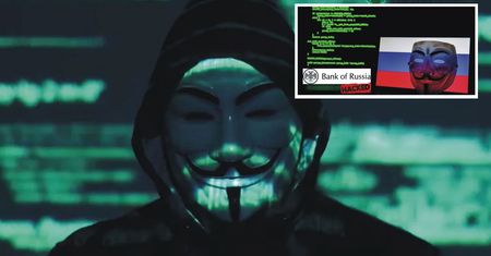 Hakerzy z Anonymous uderzyli w Bank Rosji. "Tajne umowy"