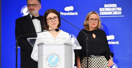 Dziennikarka money.pl Karolina Wysota z nagrodą Press Club Polska