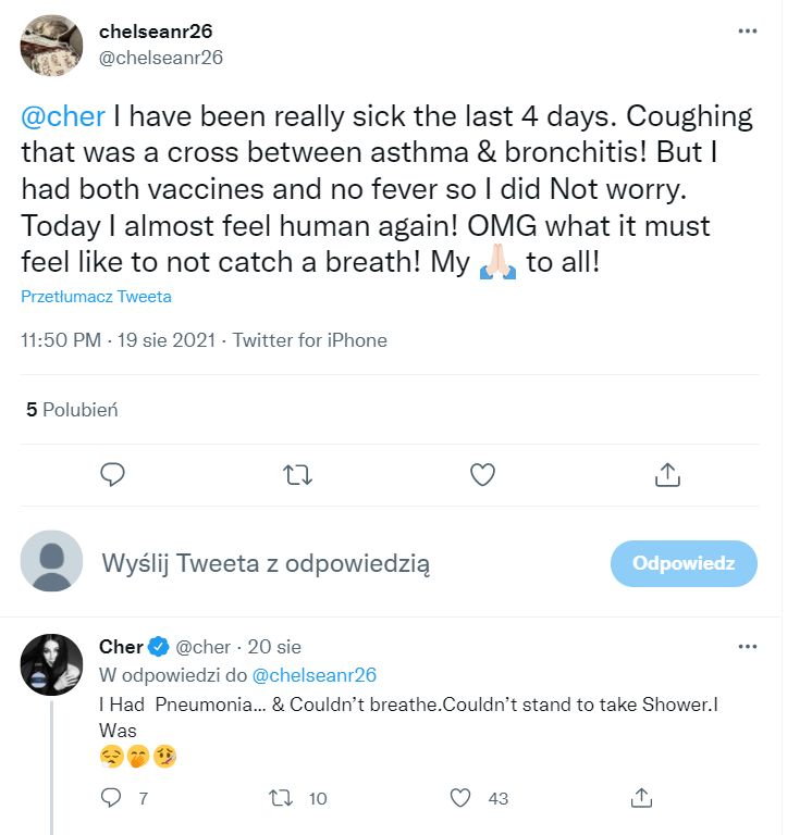 Cher w osobistym wyznaniu o chorobie, z którą się zmagała