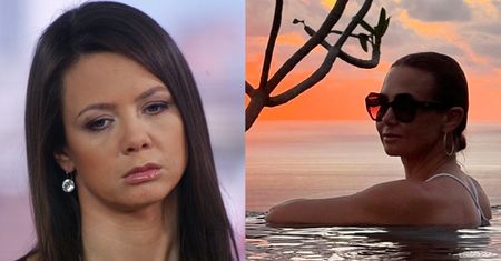 Kinga Rusin siedzi w wodzie & myśli o losie Polski: "Ostatnio jest coraz mniej powodów do optymizmu"