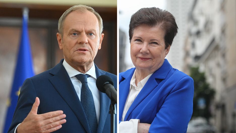 Donald Tusk i Hanna Gronkiewicz-Waltz