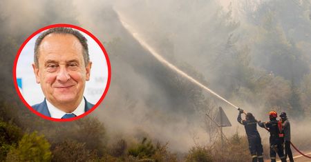 Wiceminister jechał tuż obok płomieni. "Jak eksplodujący wulkan"