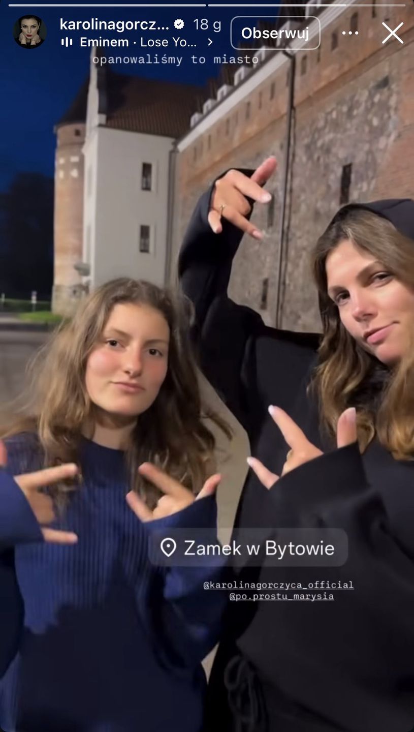 Karolina Gorczyca z córką
