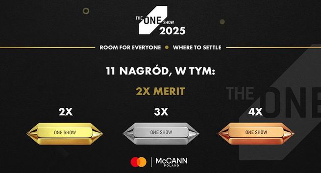 McCann Poland z 11 nagrodami na festiwalu The One Show 2025