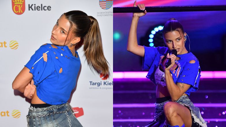 Julia Wieniawa na koncercie Polsatu i Radia Zet w Kielcach