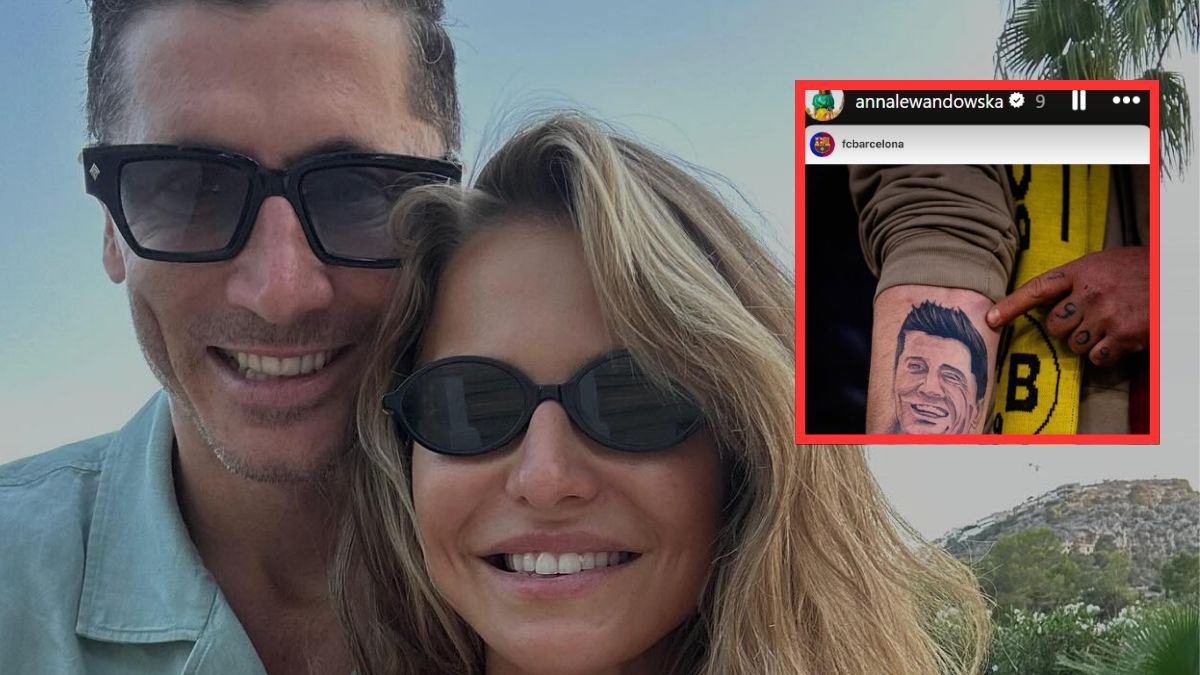 Lewandowska pokazała tatuaż kibica z podobizną jej męża
