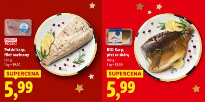 Karp dostępny przed świętami w dobrej cenie