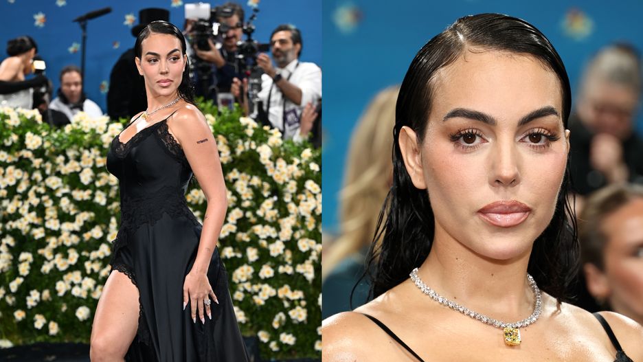 Georgina Rodriguez gra nogą na Gali MET