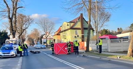 Tragedia w Wieleniu. Nie żyje 22-letni motocyklista (DW 177)