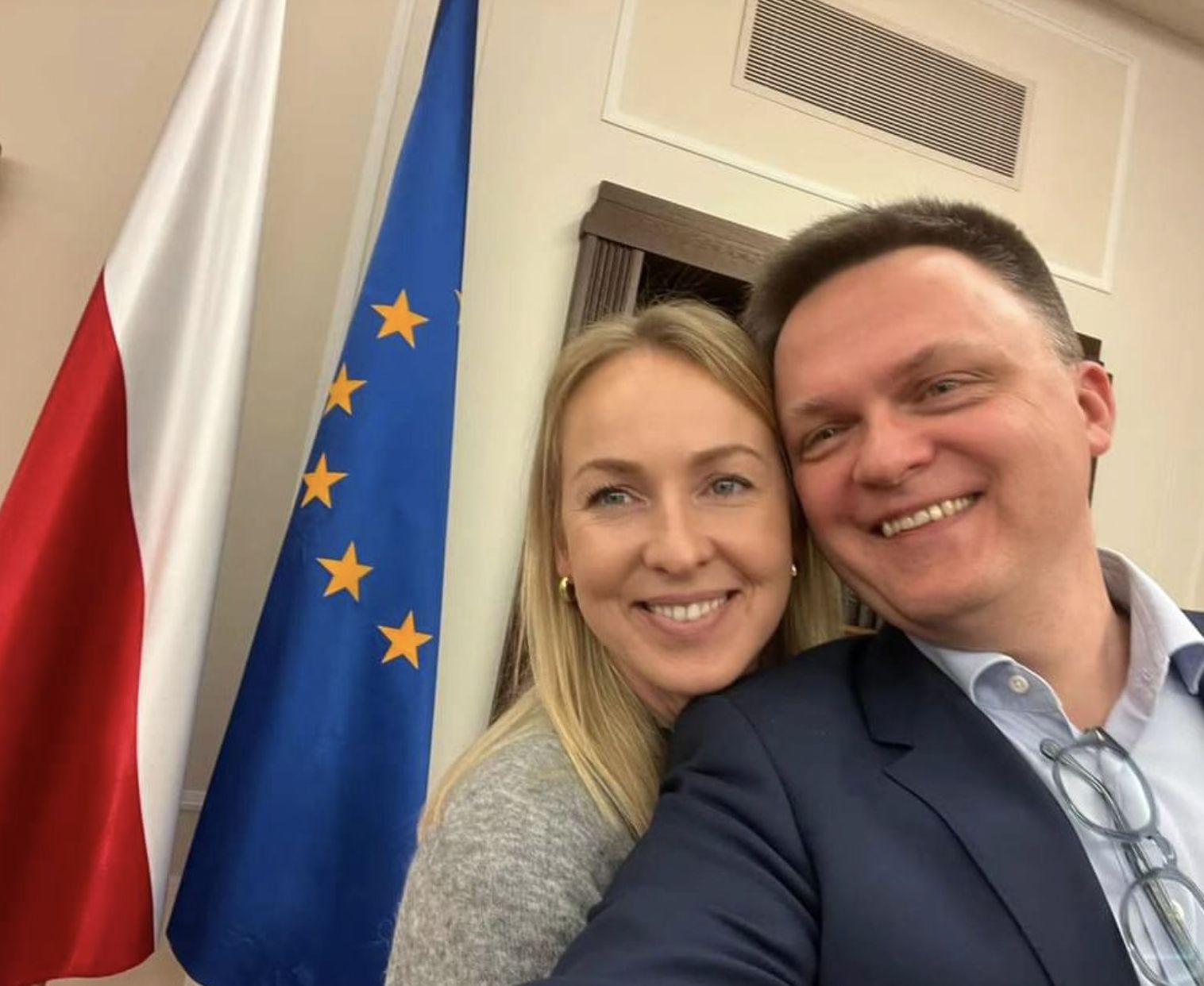 Szymon Hołownia i Urszula Brzezińska-Hołownia