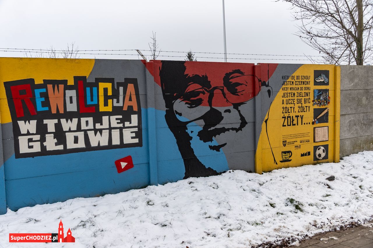 Chodzieskie murale, Chodzież, mural, ceramika, grafika