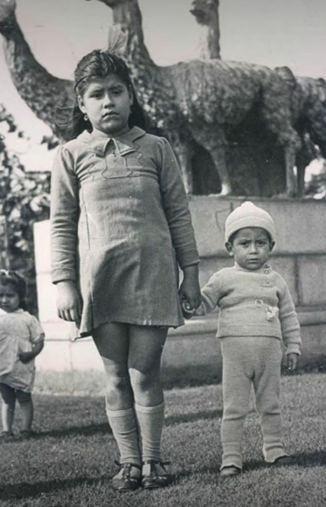 Lina Medina z synem