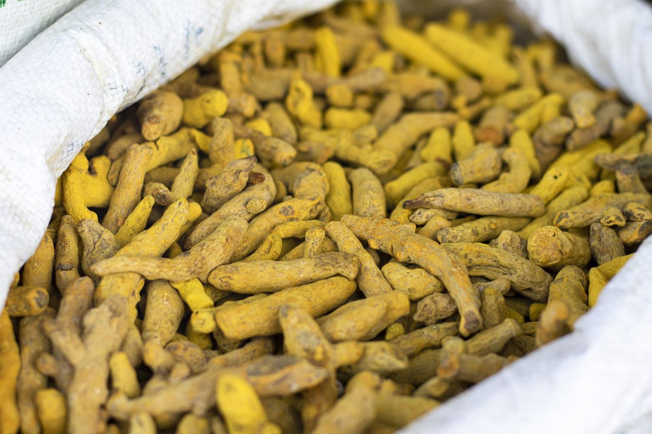 Turmeric is one of the most healthy spices. Don't skimp on it in dishes.