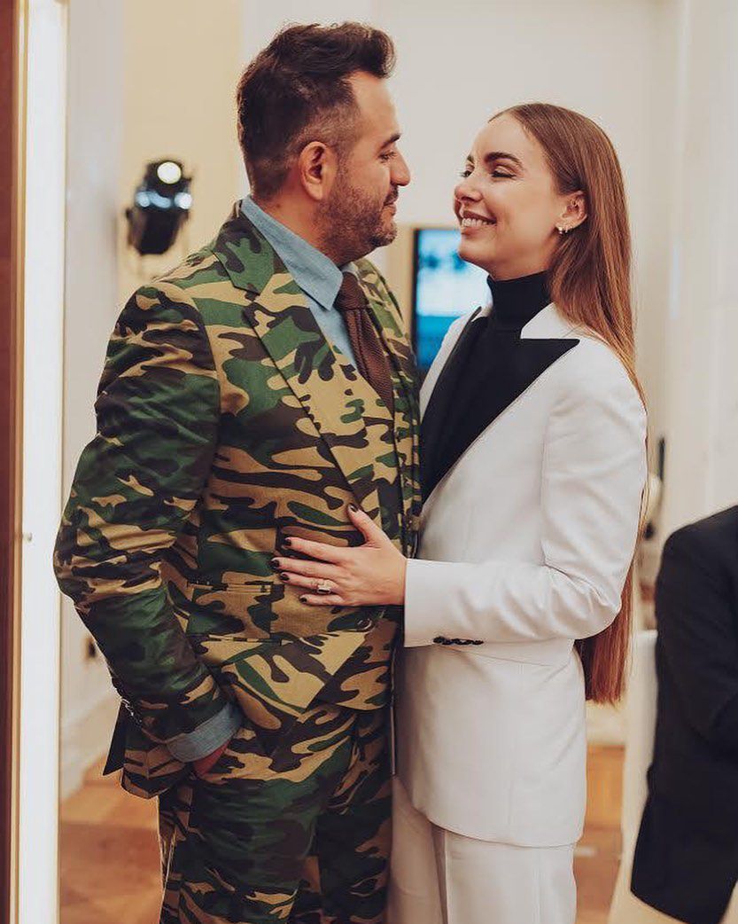 Anna ze wspólnikiem i byłym mężem Rodrigo De La Garza