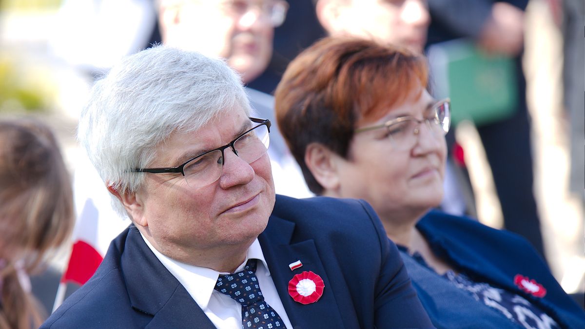 Lesznowola, 03.05.2022. Obchody Święta Narodowego Trzeciego Maja. Krzysztof Jarosz