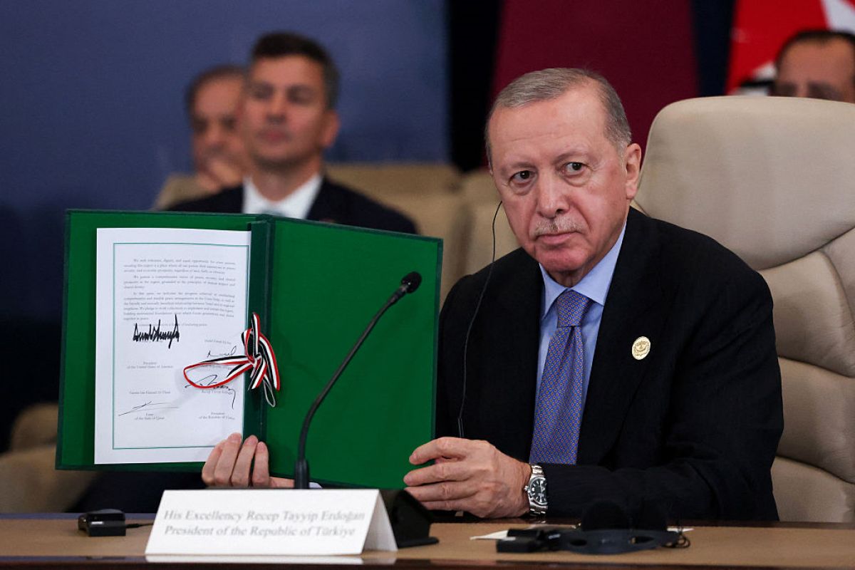 Odbudowa Strefy Gazy. Jest ważna deklaracja Erdogana