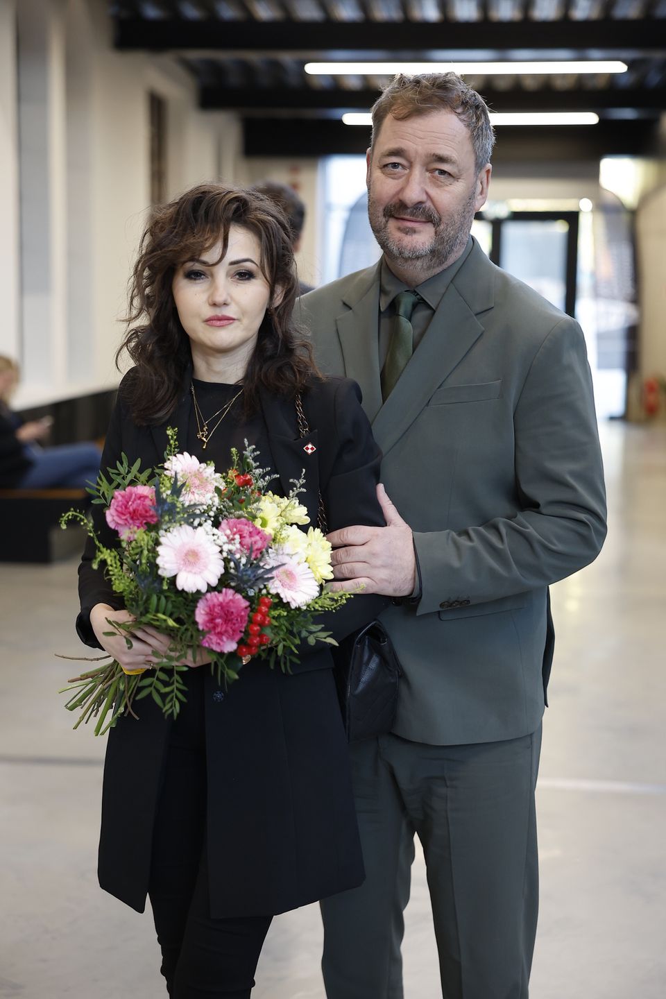 Jacek Rozenek i Maria Samuel