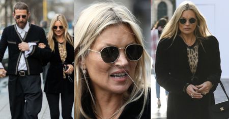 Podirytowana Kate Moss biega po Paryżu w towarzystwie wpływowego przyjaciela
