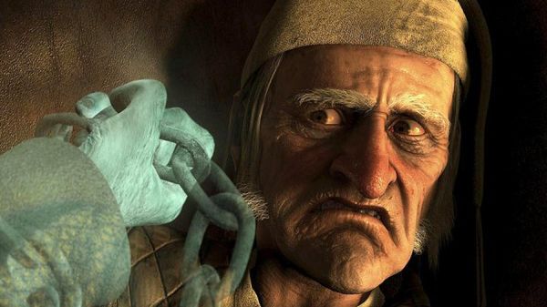 Płomienny plakat Opowieści wigilijnej 1