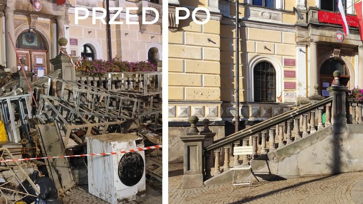 Pomoc strażaków widać na każdym kroku