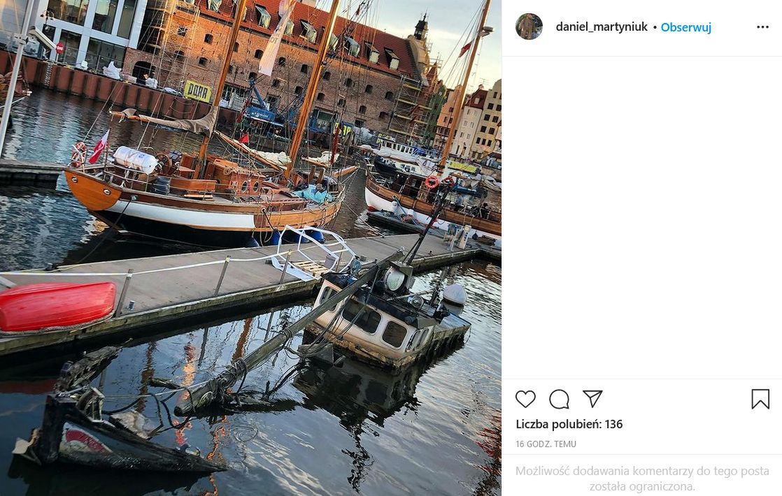 Daniel Martyniuk ma na Instagramie marynistyczny nastrój