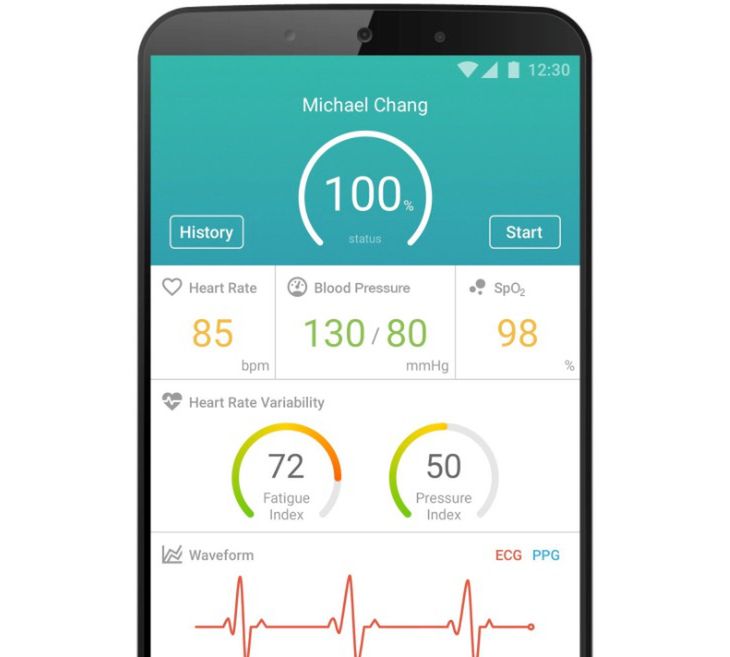 MediaTek Sensio - biosensor, dzięki któremu smartfon zrobi ci EKG 2