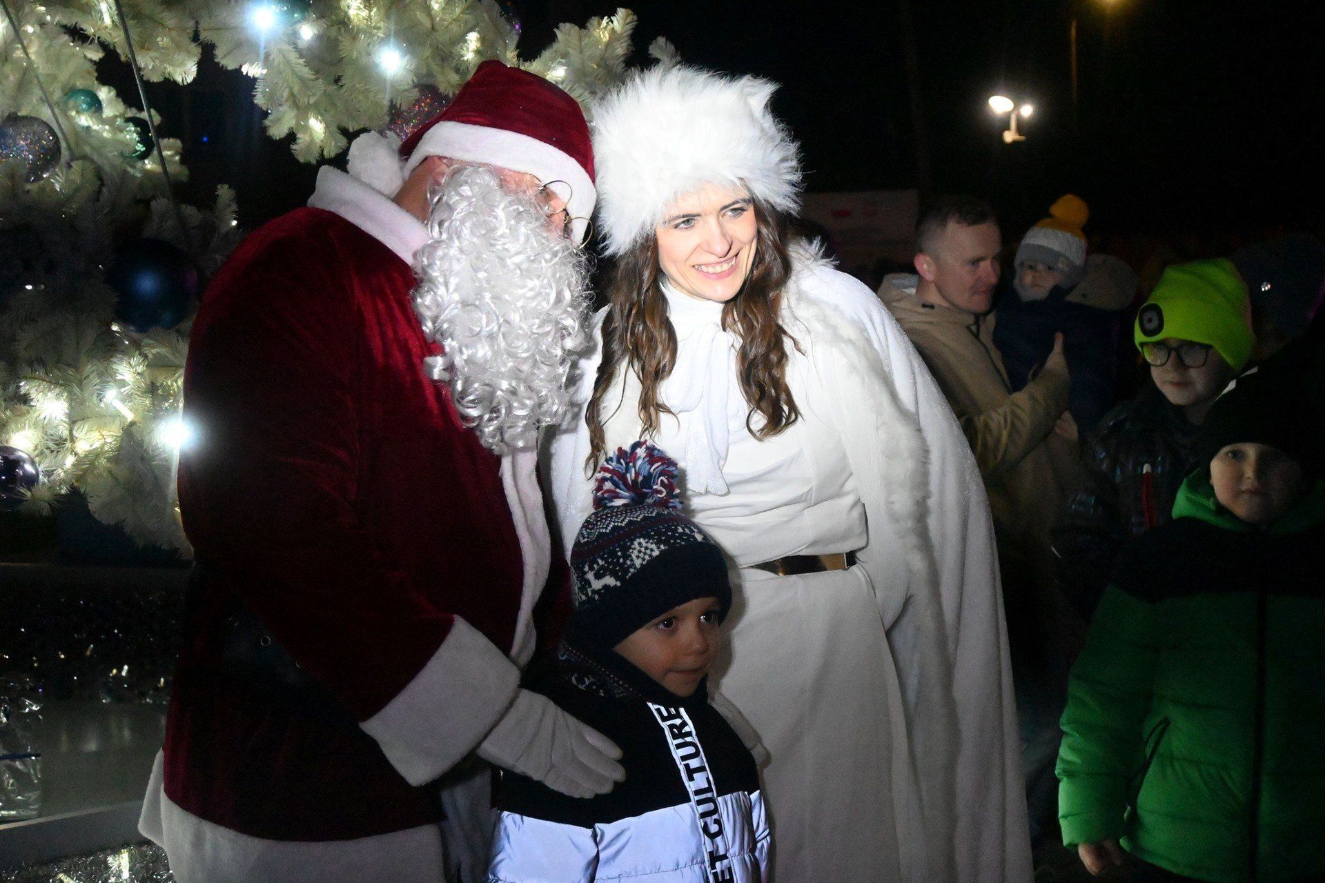 Mikołajowi towarzyszyła Śnieżynka