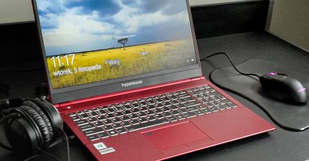Hyperbook N15R - test. To lekki, elegancki i jednocześnie wydajny laptop