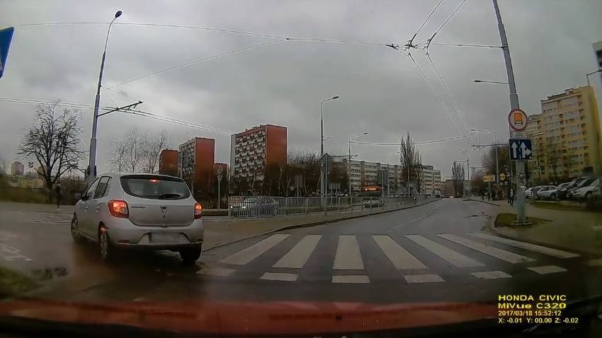 ulica lwowska lublin zawracanie na przejściu dla pieszych